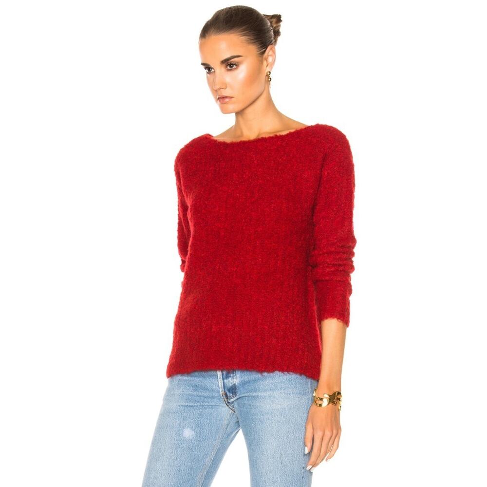 ATM Anthony Thomas Melillo Alpaca Wool Blend Cozy Pullover Sweater Saks L $350